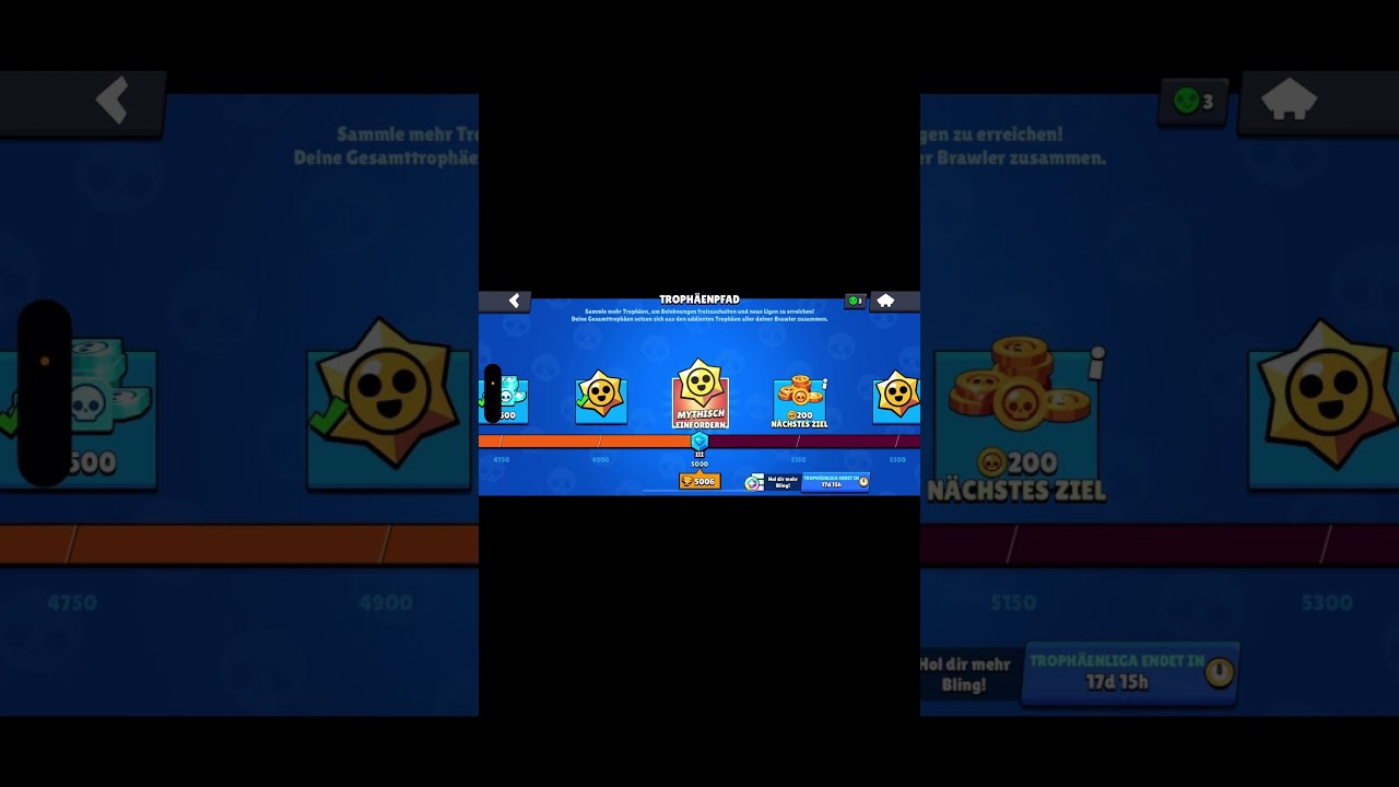 Ich habe 5k Trophäen in Brawl Stars erreicht! 🏆