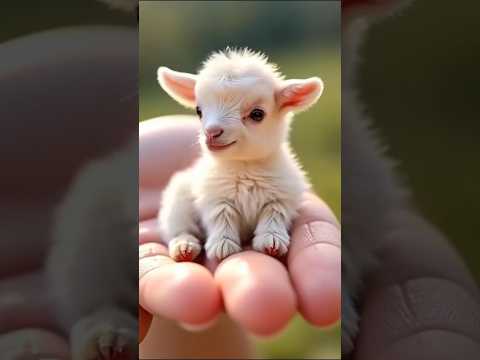 Adorable Pet Trio: Goat, Cat & Dog 🐾