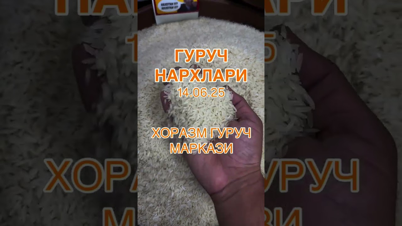 Гуруч нархлари 14.06.25 — Актуальные цены и свежие новости 📈