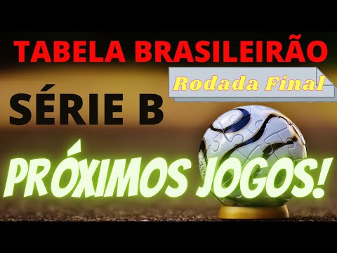 Próximos Jogos da Série B 2020/21 Última Rodada.