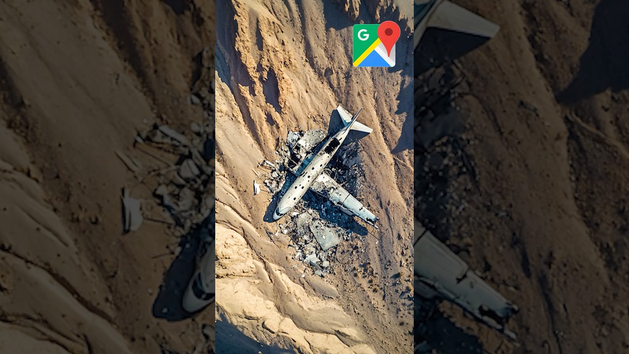 Discovered Plane Crash on Google Maps โ๏ธ