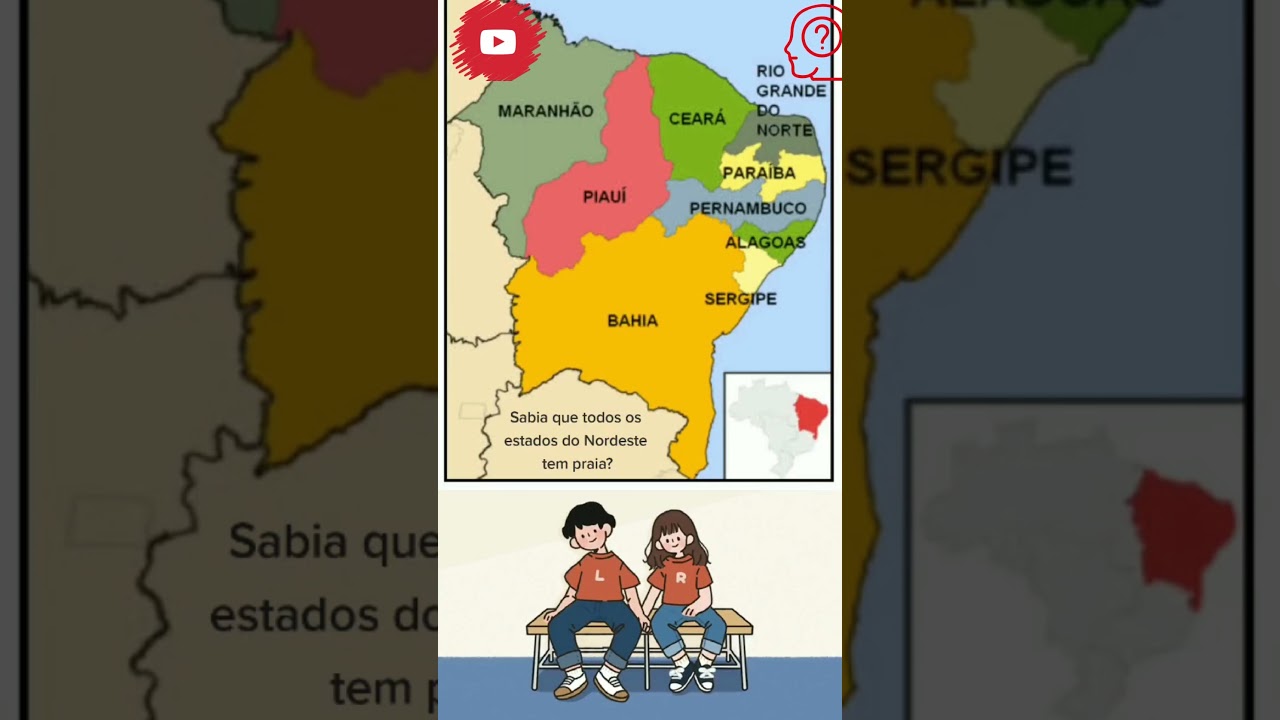 Praias em Todos os Estados do Nordeste 🌊