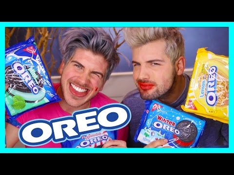 TRYING WEIRD OREO FLAVORS!