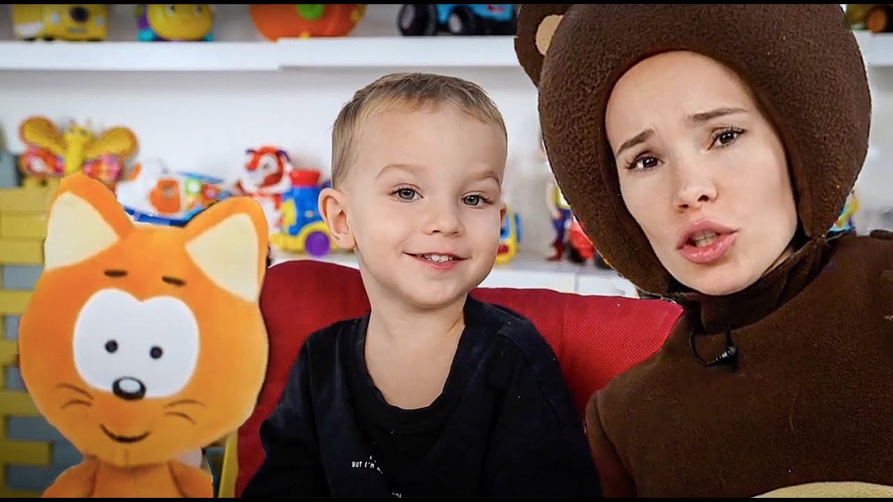 Медведь, Дядя Федор, котенок Котэ и набор мастера