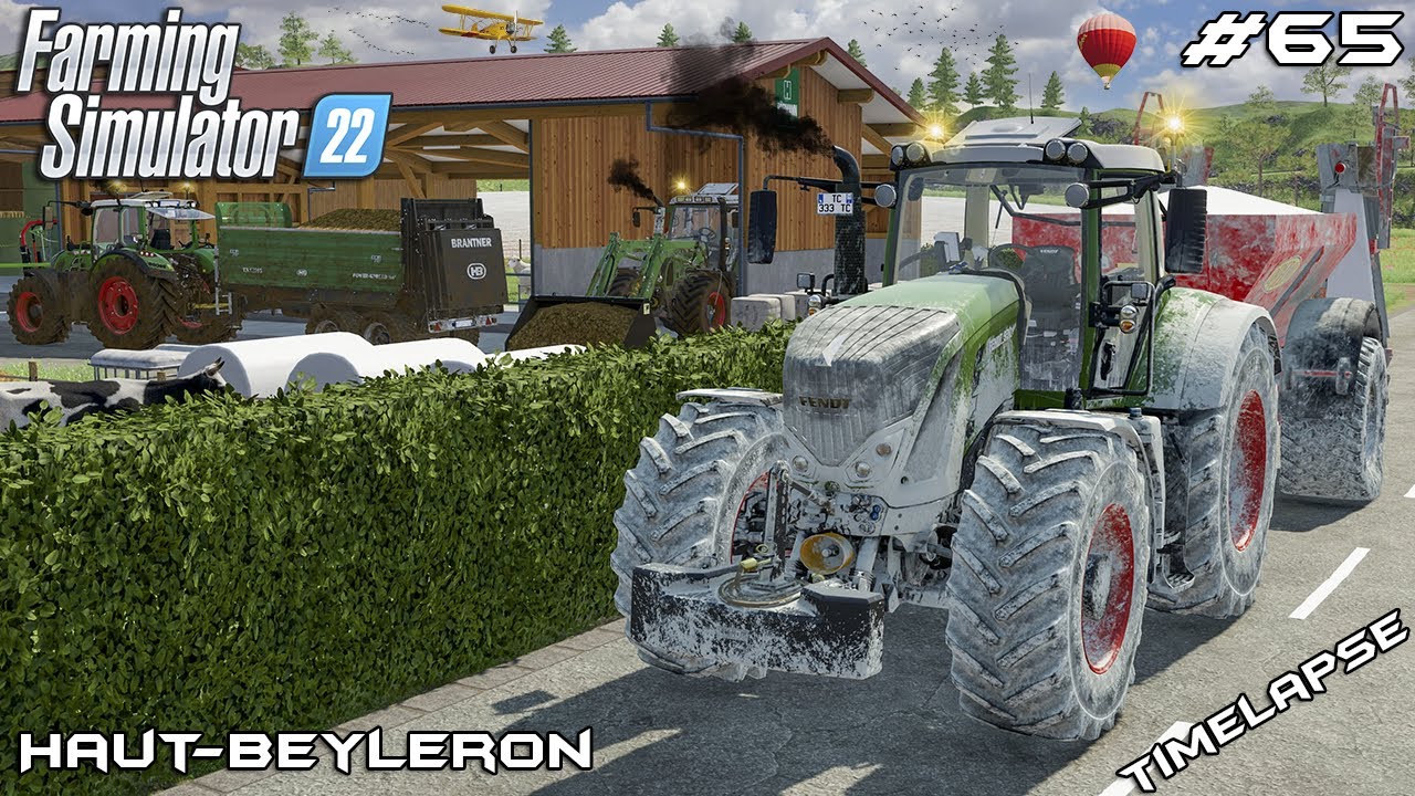 Farming Simulator 22: Manure & Lime Spreading on Haut-Beyleron 🚜
