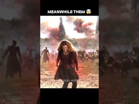 Thor and Wanda in infinity war 🥶 | #shorts