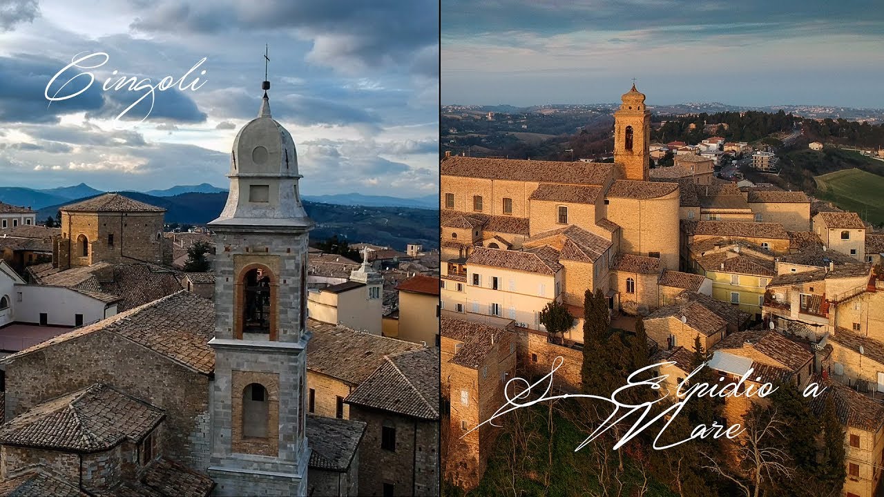 Discover the Charm of Cingoli & Sant'Elpidio a Mare with Stunning Drone Footage 🌄