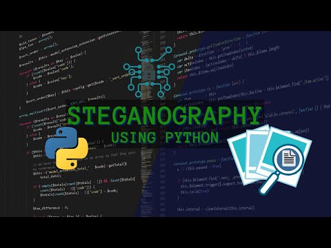 Advance Python Project | Steganography App | Python OpenCV | Cryptography