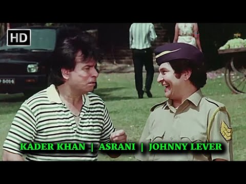 KADER KHAN | ASRANI | JOHNNY LEVER | Best Comedy Scene | NON STOP COMEDY | Hindi Movies