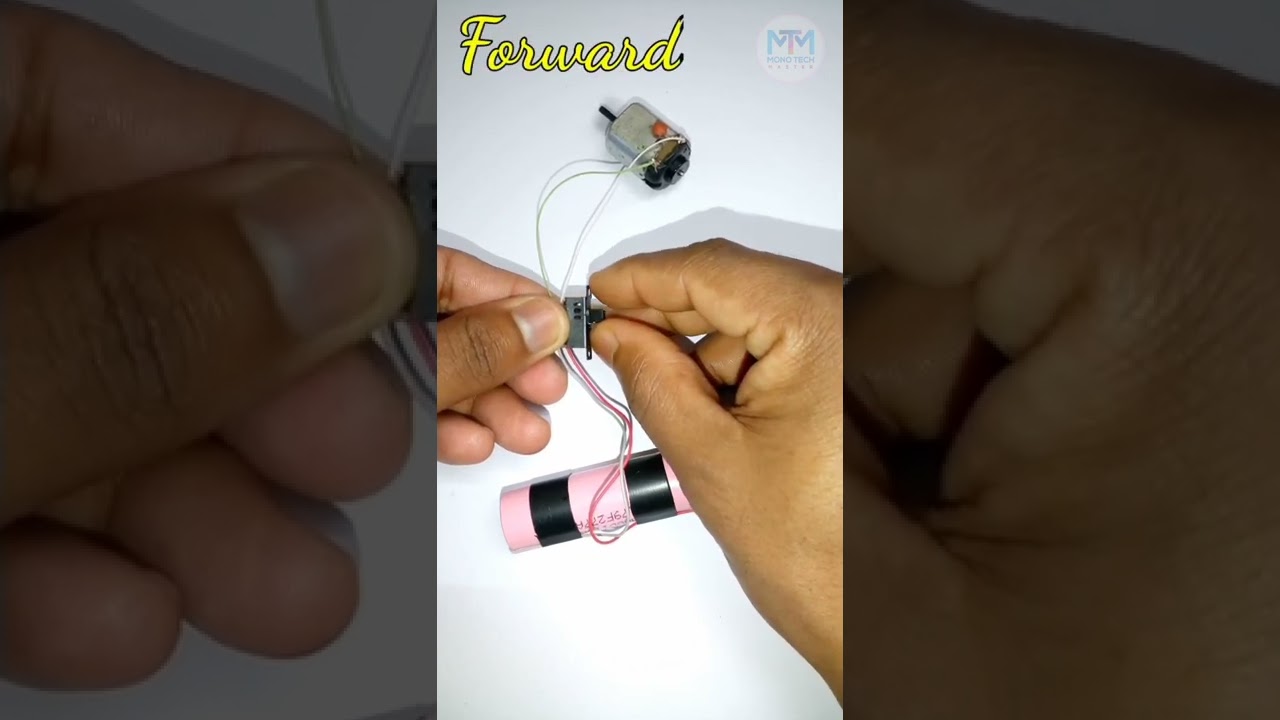 DC Motor Speed & Direction Controller with DPDT