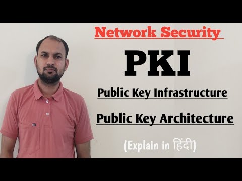 What is PKI ? |Public Key Infrastructure(PKI) |Architecture of PKI  |Network security hindi