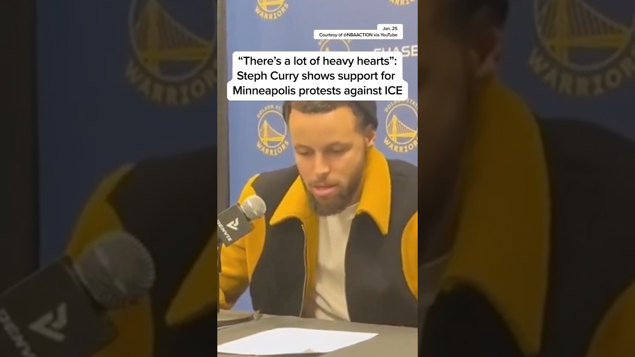Steph Curry Supports Minneapolis Anti-ICE Protests 🏀