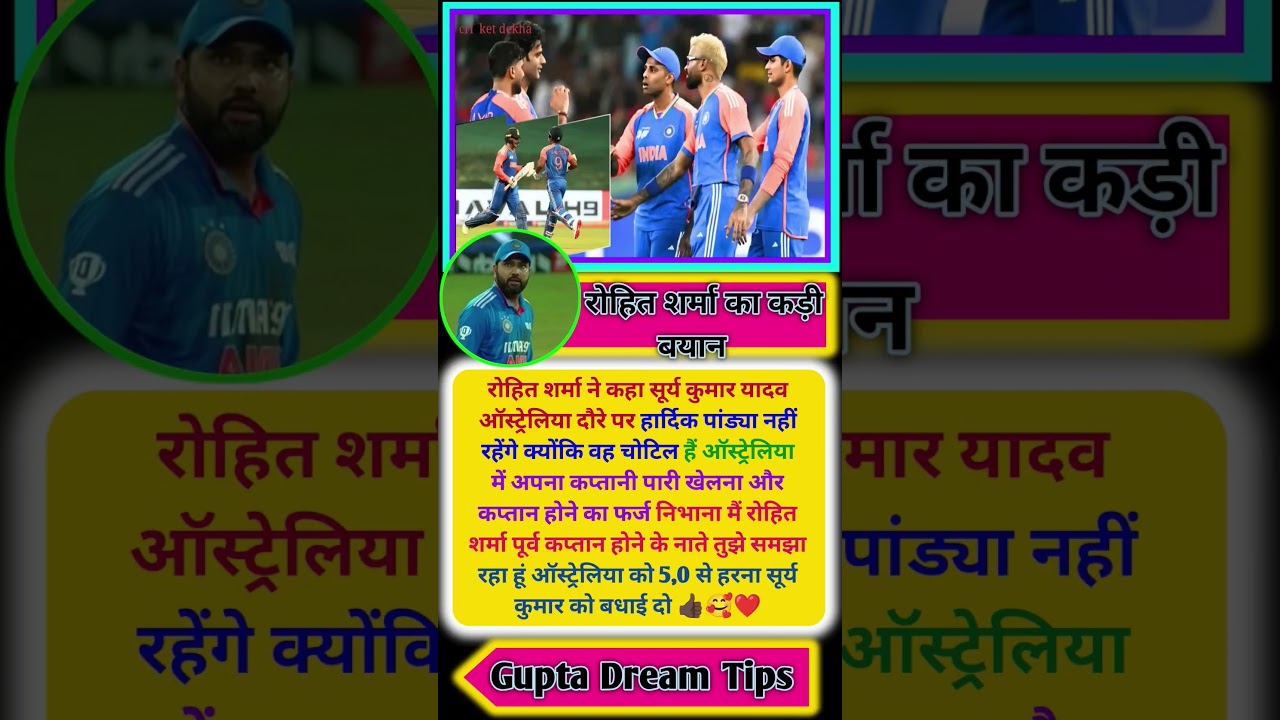 रोहित शर्मा का विवादित बयान: जानिए क्या कहा? 🏏