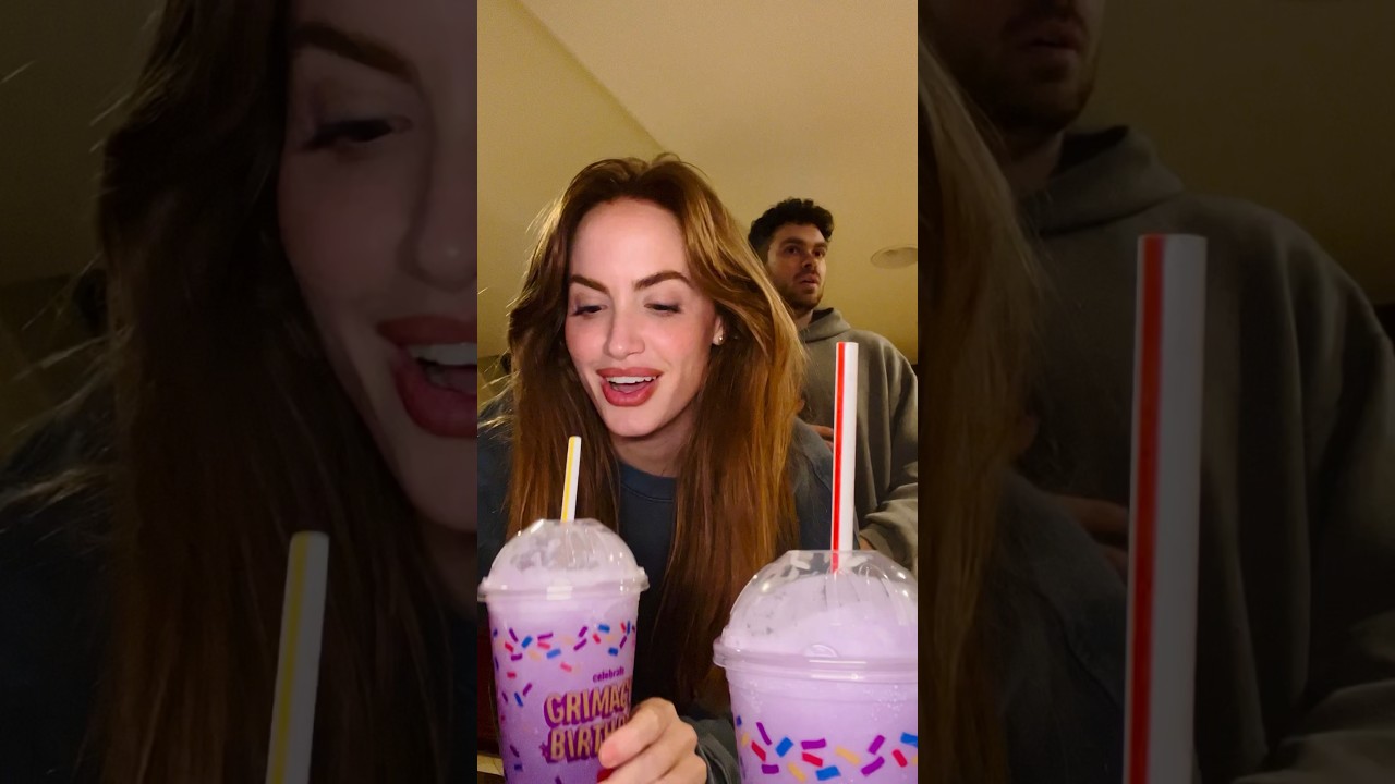 Tasting McDonald's Grimace Shake π