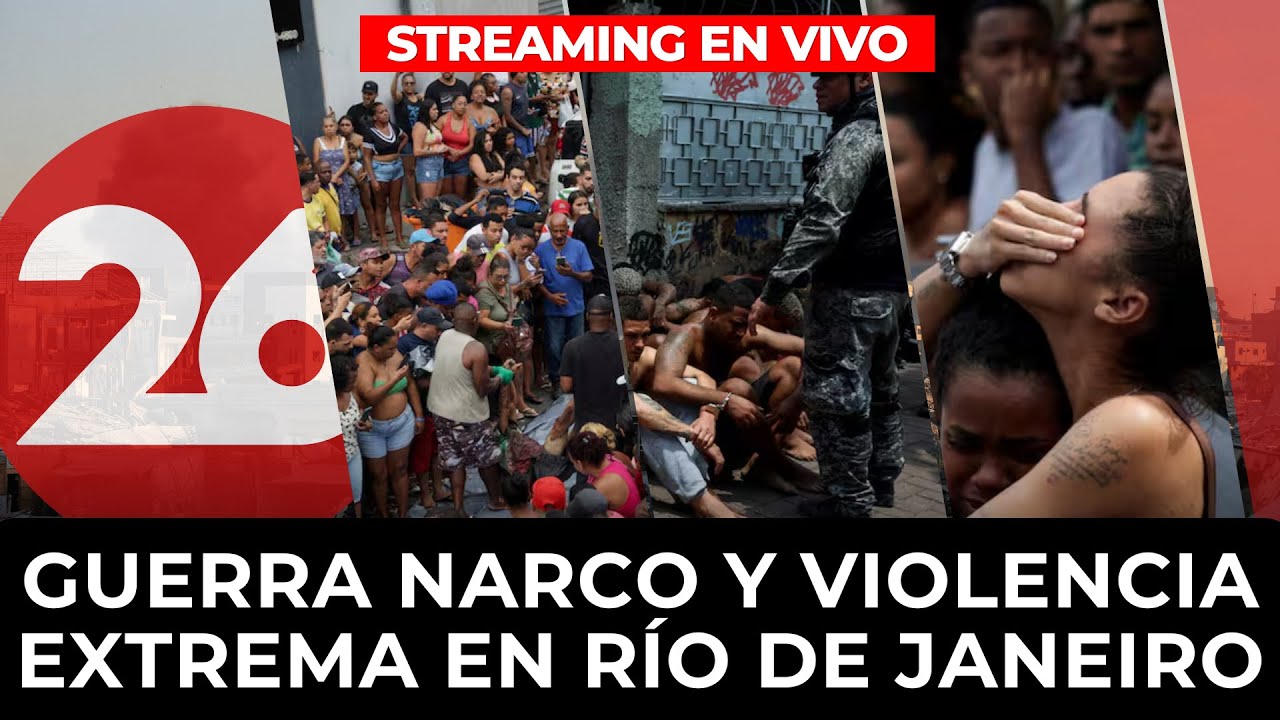 Narco Warfare and Extreme Violence in Rio de Janeiro | Live Streaming on Canal 26
