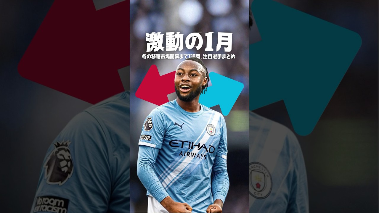 1月移籍市場が熱い🔥海外サッカー最新情報