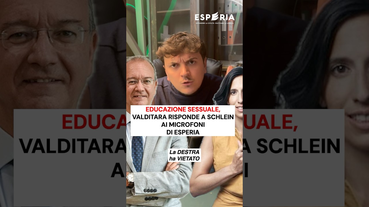 Valditara su Educazione Sessuale ๐ง