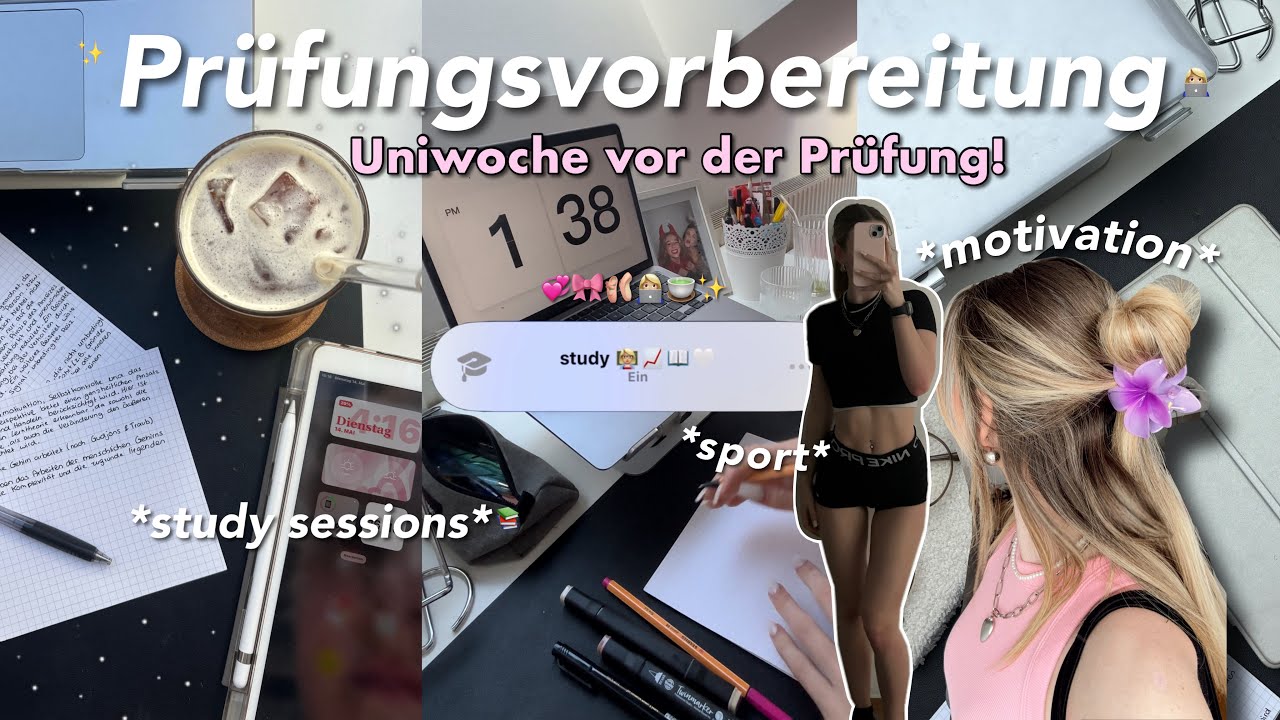 Prüfungsvlog: Uni-Woche & Lern-Highlights 🎀