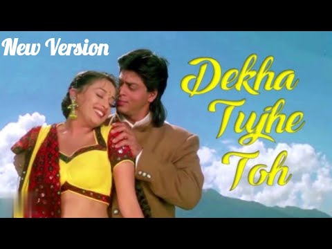 Dekha Tujhe To тАУ Indeevar Shahrukh Khan | Madhuri Dixit | Old Hit Songs | 90's Song