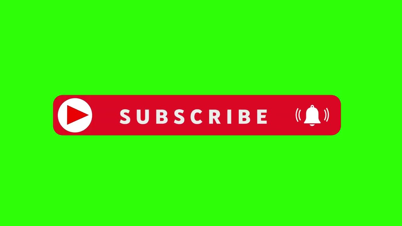 4K Youtube Subscribe Green Screen I Easy to Use ( No Copyright ) #greenscreen #animation #lowerthird