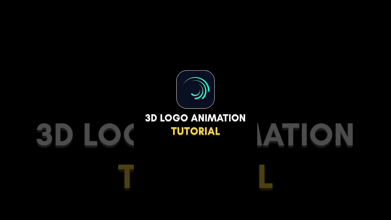 Create Stunning 3D Logo Animations in Alight Motion π¨