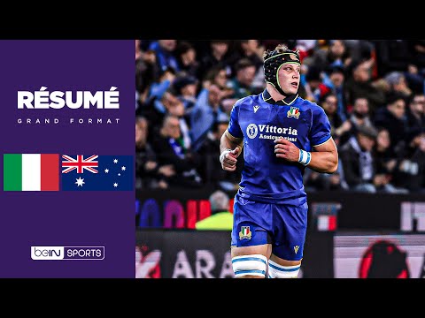 Résumé : L'AUSTRALIE renversée par l'ITALIE quelques semaines avant de défier le XV de France !