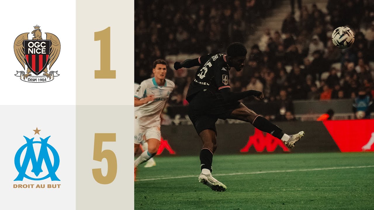Nice vs Marseille 1-5 | Ligue 1 J13 🍟