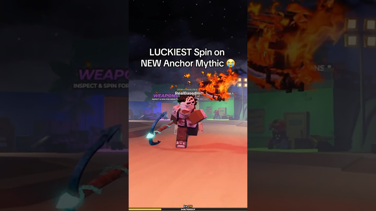 Epic Win! Luckiest Spin on New Anchor in Hunty Zombie 🎯