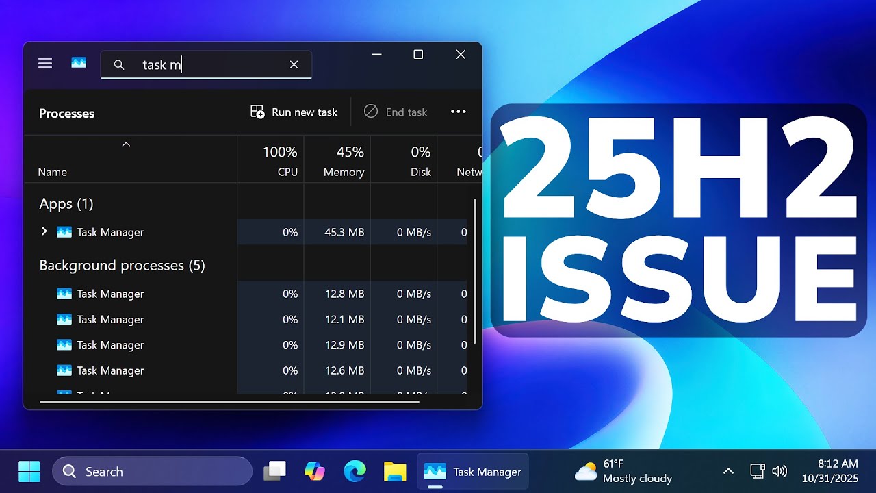 Urgent Fix for Windows 11 25H2 Update KB5067036 (Build 26200.7019) 🚨