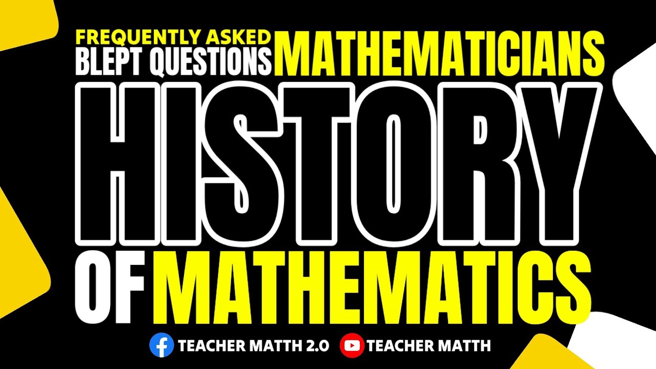 Journey Through the History of Mathematics 📚 | Famous Mathematicians & Key Milestones (Part 1)