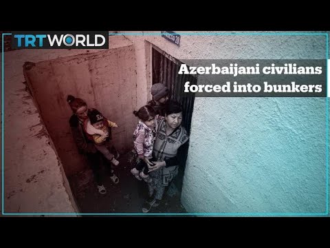 Armenian Attacks Drive Azerbaijani Civilians Underground 🛑