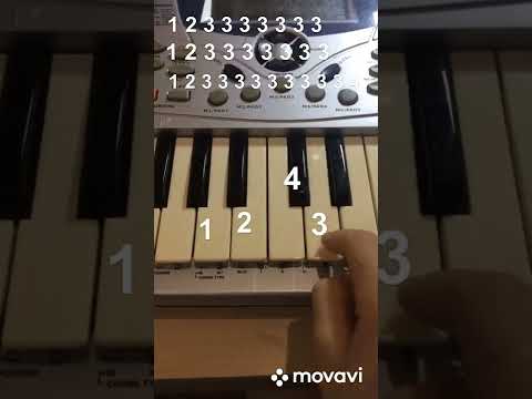 Как играть на синтезаторе Акулёнок 🦈🦈🦈