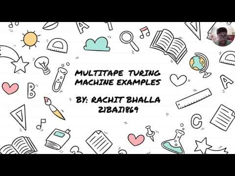 Multi Tape Turing Machine with examples.