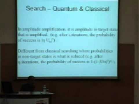 Quantum algorithms_8 Dr Lov Grover