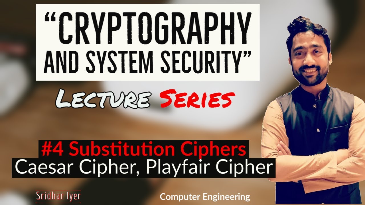 Cryptography & System Security Lecture 4: Caesar & Playfair Ciphers π