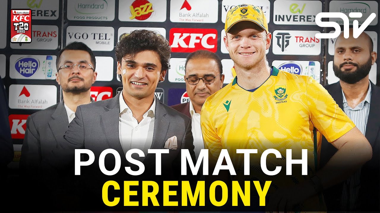 Pakistan vs South Africa T20 Series 2025: Post-Match Ceremony Highlights π