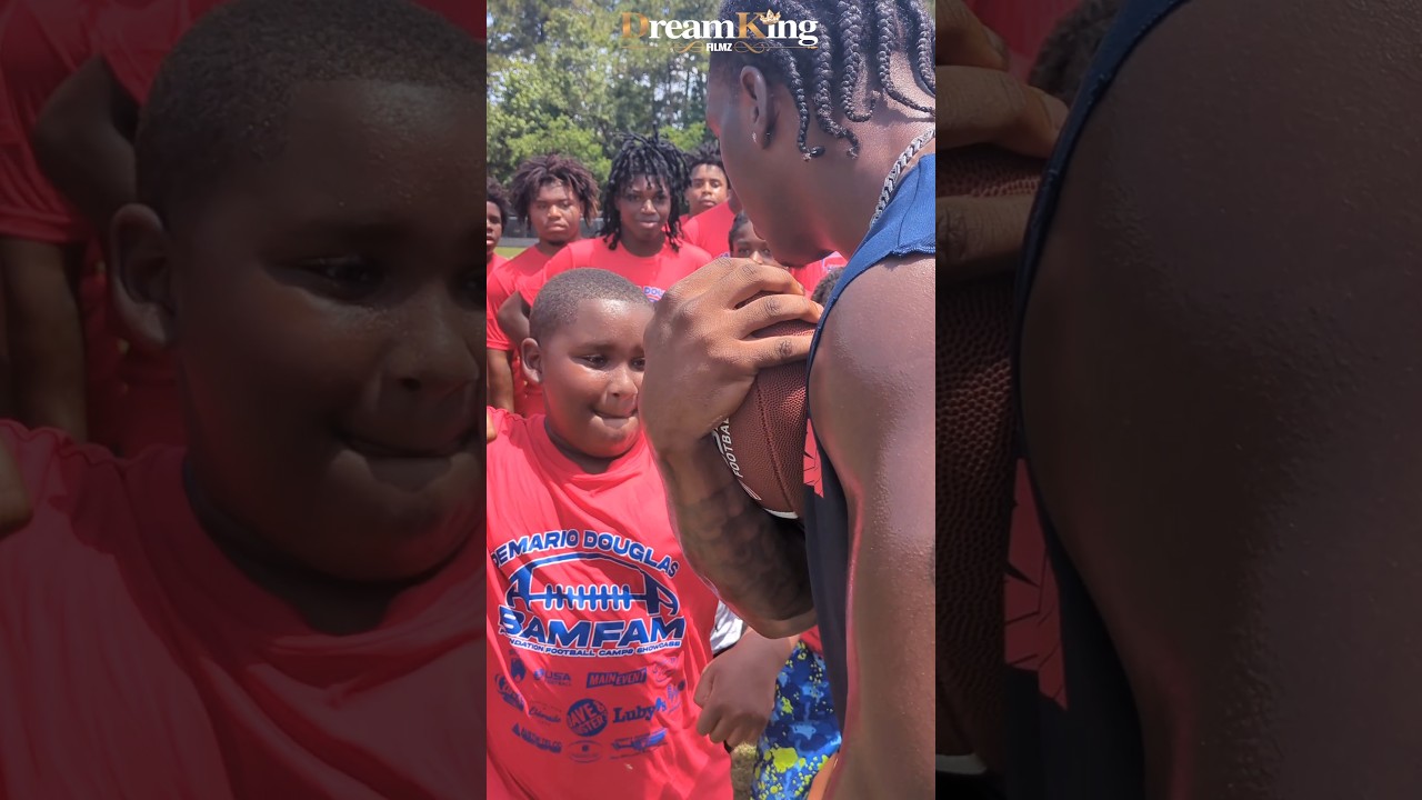 Patriots RB Terrell Jennings Shares Ball Security Tips with Kids at BAMFAM Football Camp 🏈