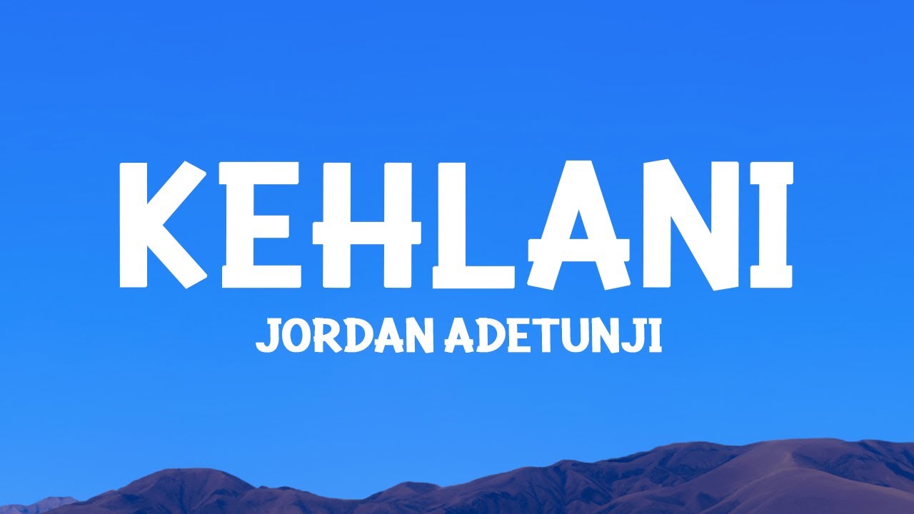Jordan Adetunji Performs 'KEHLANI' – Inspiring Lyrics & Confidence 💫
