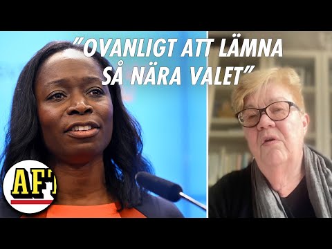 Lena Mellin om Nyamko Sabunis beslut att avgå som Liberalernas partiledare: ”Ovanligt”