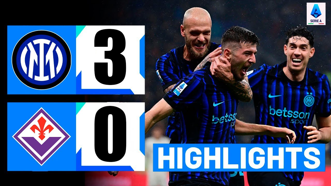 Inter Beats Fiorentina 3-0 | Serie A Highlights ⚽