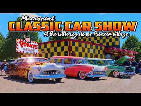 Classic Car Show at Little Log House 🚗