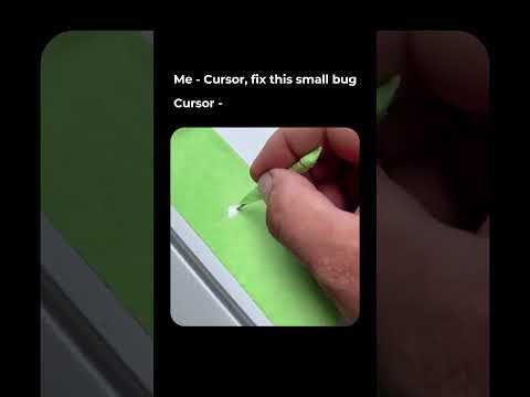 I asked Cursor to fix a "small bug" | Coding with AI | Programmer Life #shorts