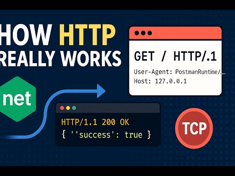 84. How HTTP Really Works Under the Hood | Build a Raw TCP Server Using Node.js Net Module