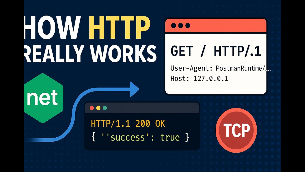 84. How HTTP Really Works Under the Hood | Build a Raw TCP Server Using Node.js Net Module
