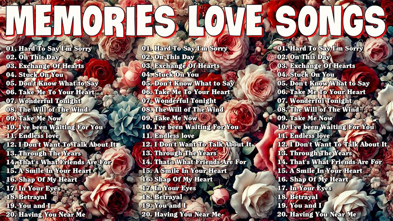Top 100 Classic Love Songs 🌹 70s-90s Favorites
