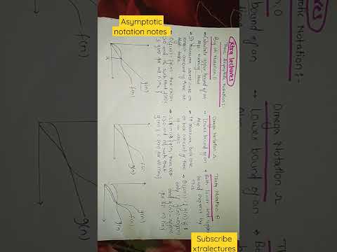 Asymptotic notation data structure notes
