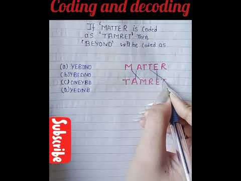 Coding-Decoding #Shorts