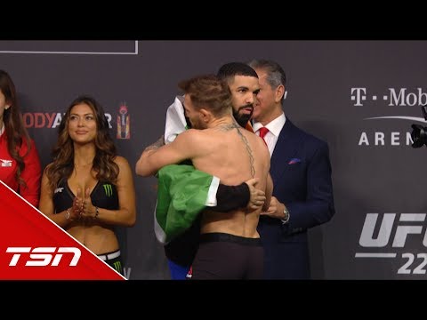 Conor McGregor brings out Drake at UFC 229 weigh-in