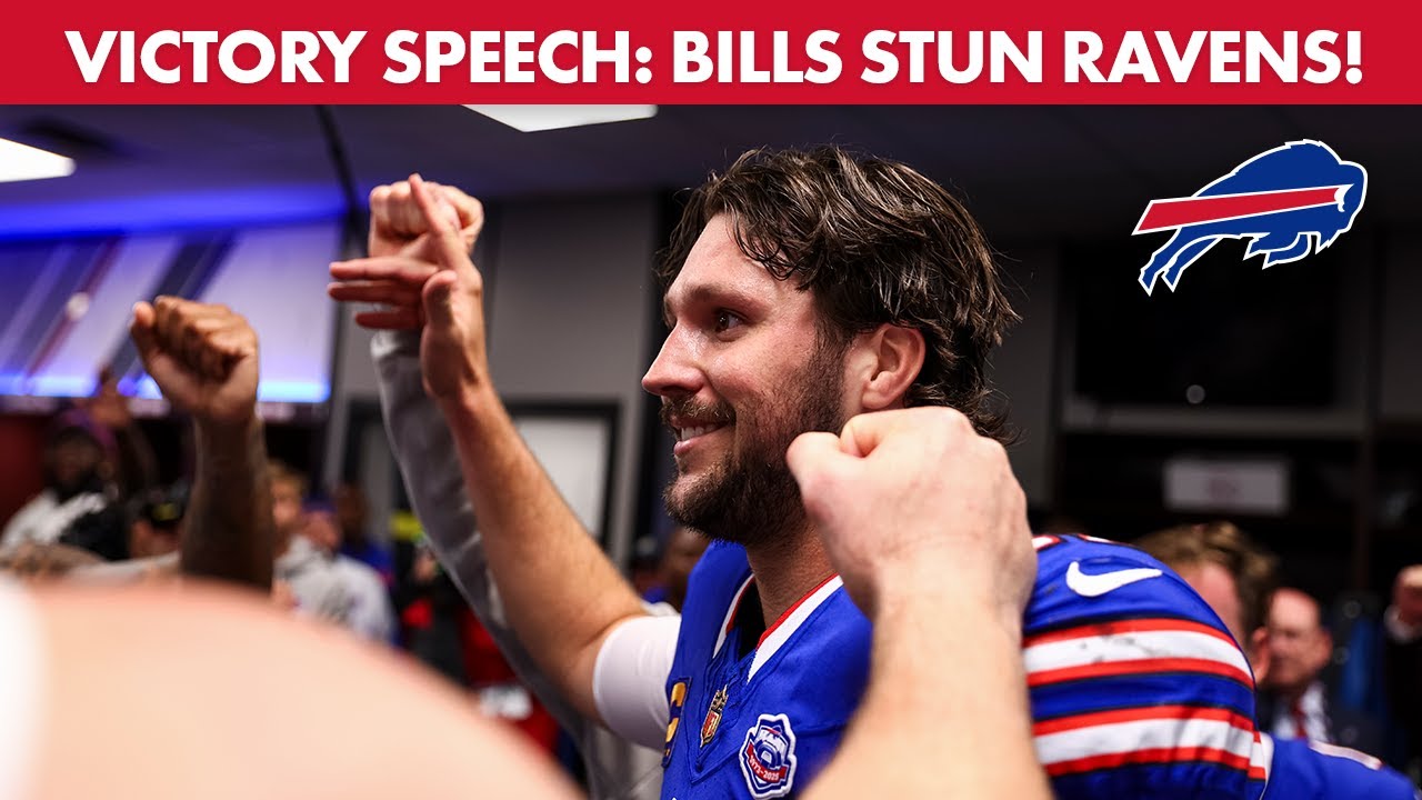 Bills Locker Room After Thrilling 41-40 Win 🏈