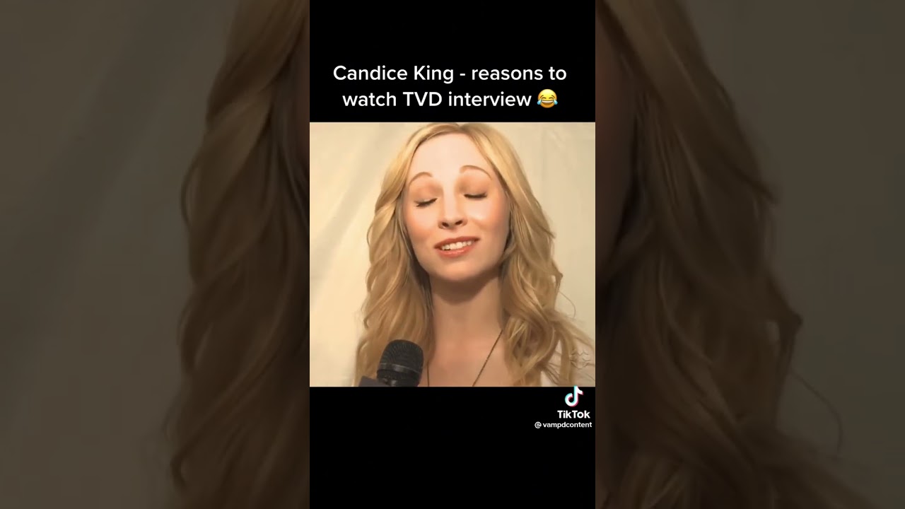 Candice Accola's Hilarious Interview 😂